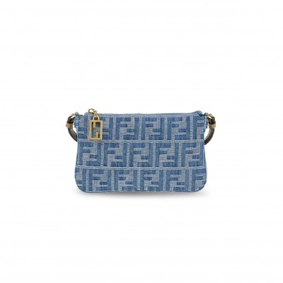 FENDI BAGUETTE CLUTCH 8BS073AS3FF1PLM (20*12*3cm)